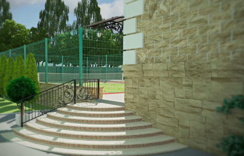 Дизайн внешнего вида и благоустройство территории частного жилого дома