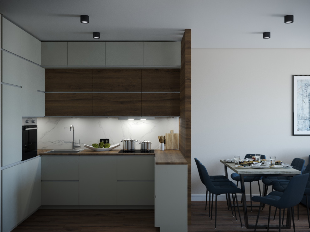 Дизайн-проект трехкомнатной квартиры.