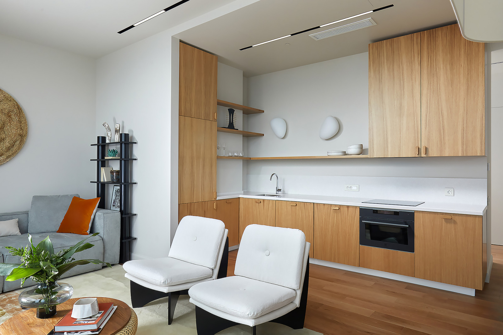 Квартира в Москва-Сити 2 (бежевое дерево)