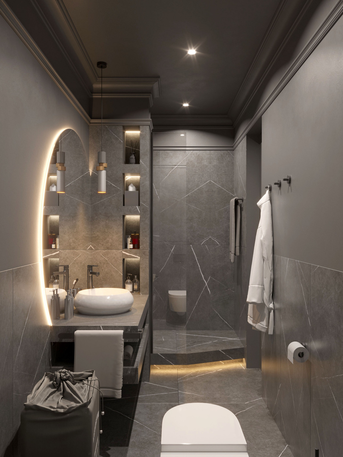 Санузел с душем