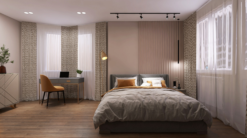 Дизайн-проект трехкомнатной квартиры типа П44Т с перепланировкой