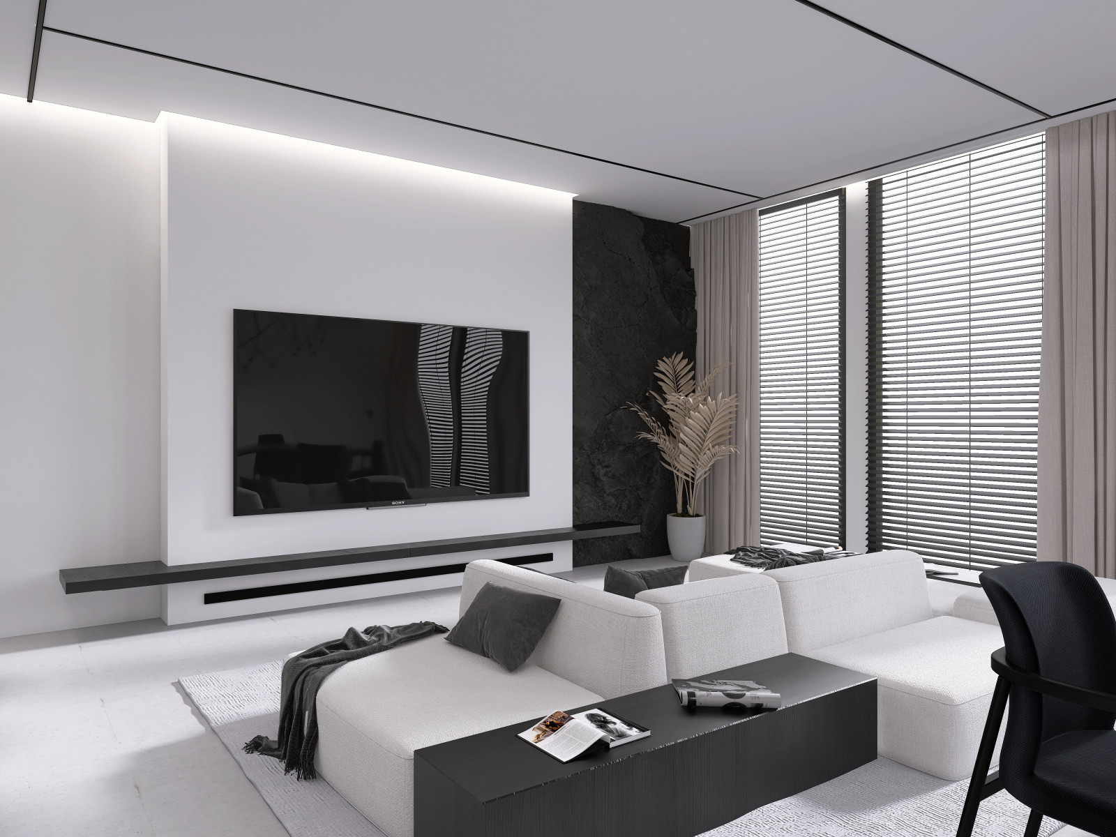 Один из наших проектов с панорамными окнами 140 м2