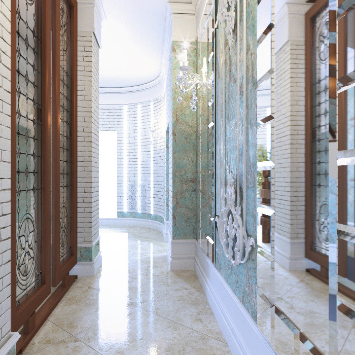 холл в жилом доме 500м.кв.