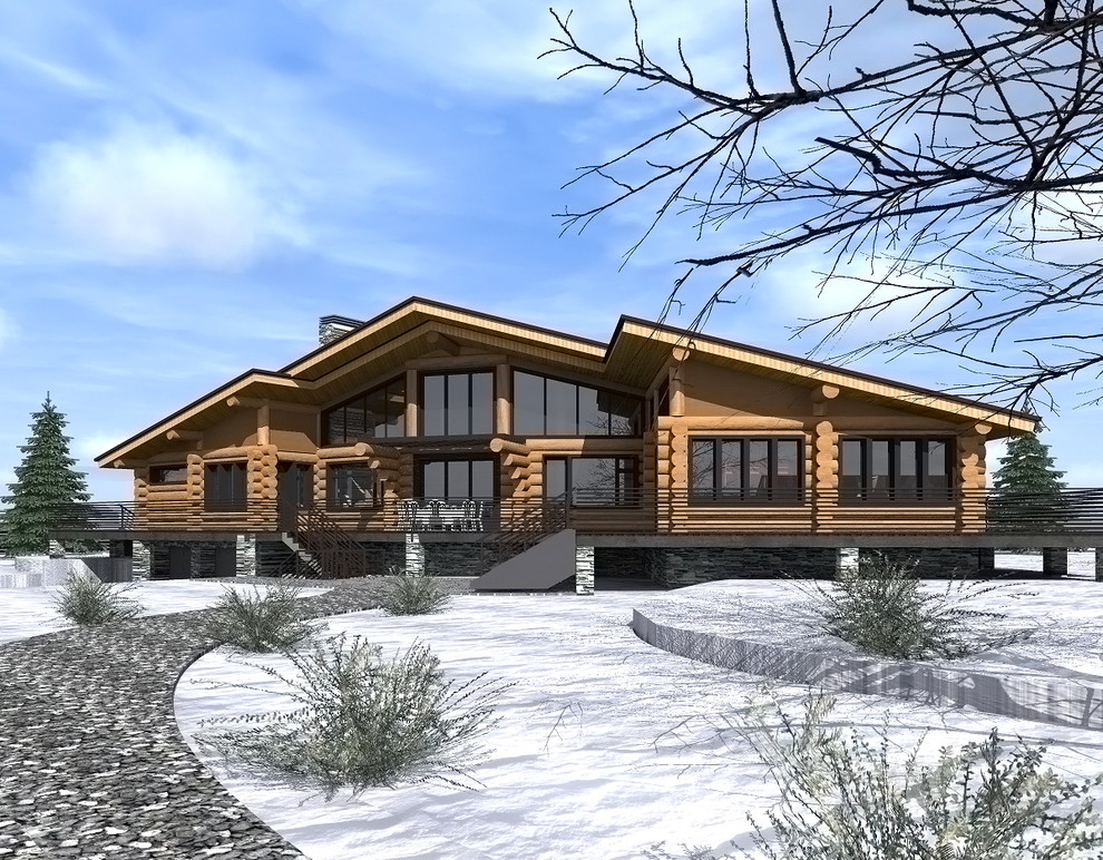 Обложка проекта: Н_42, жилой дом общей площадью 306 м2, Якутия