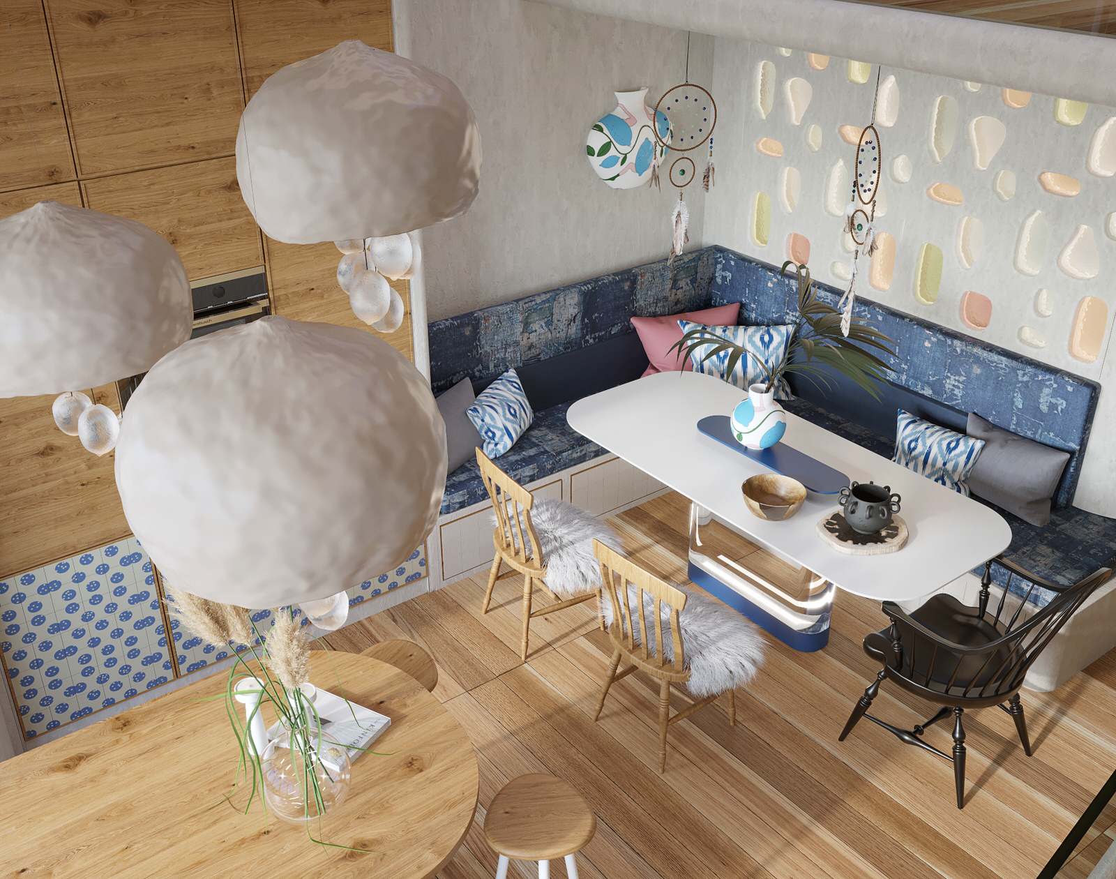 Кухня-столовая. Квартира в ЖК "Ангелово"