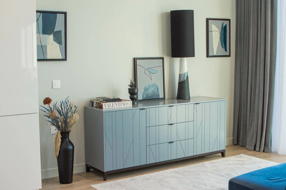 Обложка проекта: Дизайн интерьера апартаментов в Neva Towers, Москва-Сити (35 м2)