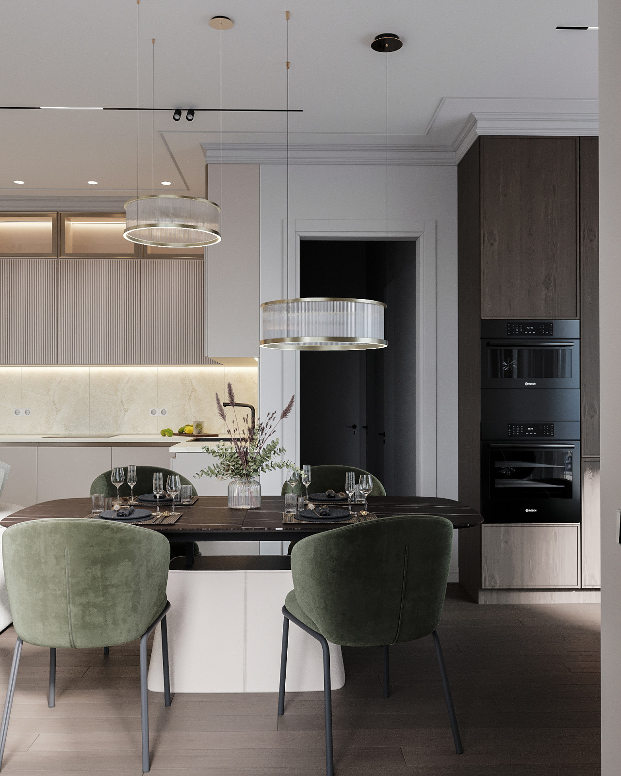 Дизайн проект в ЖК Павелецкая Сити 3 комнаты