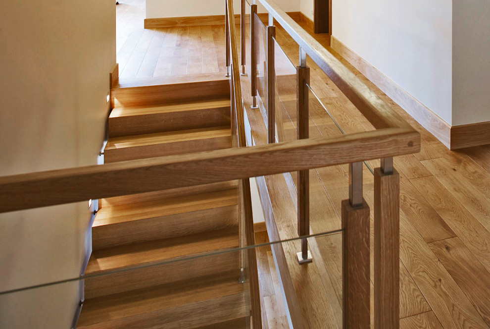 Комбинированные ограждения со стеклом