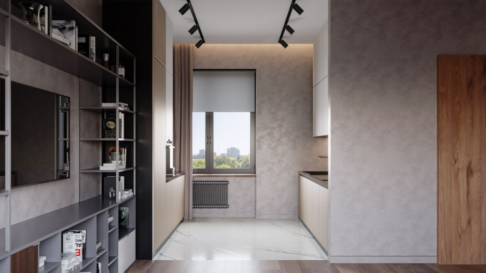 Минималистичная квартира во вторичке, 75м2