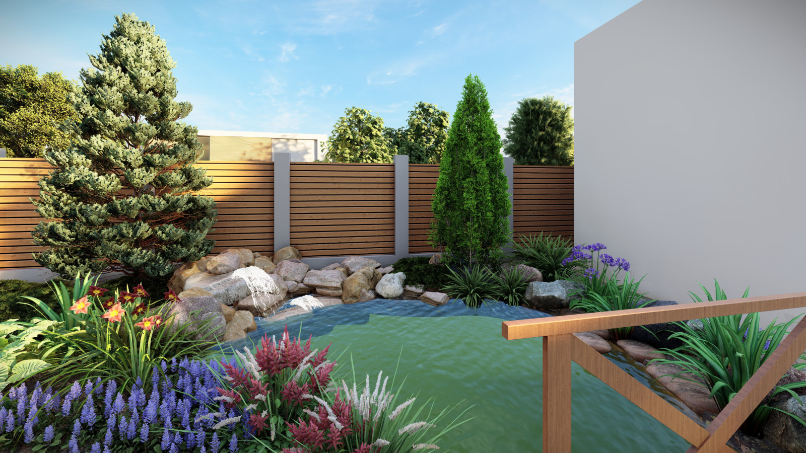 Ландшафтный дизайн в п. Лебяжья поляна