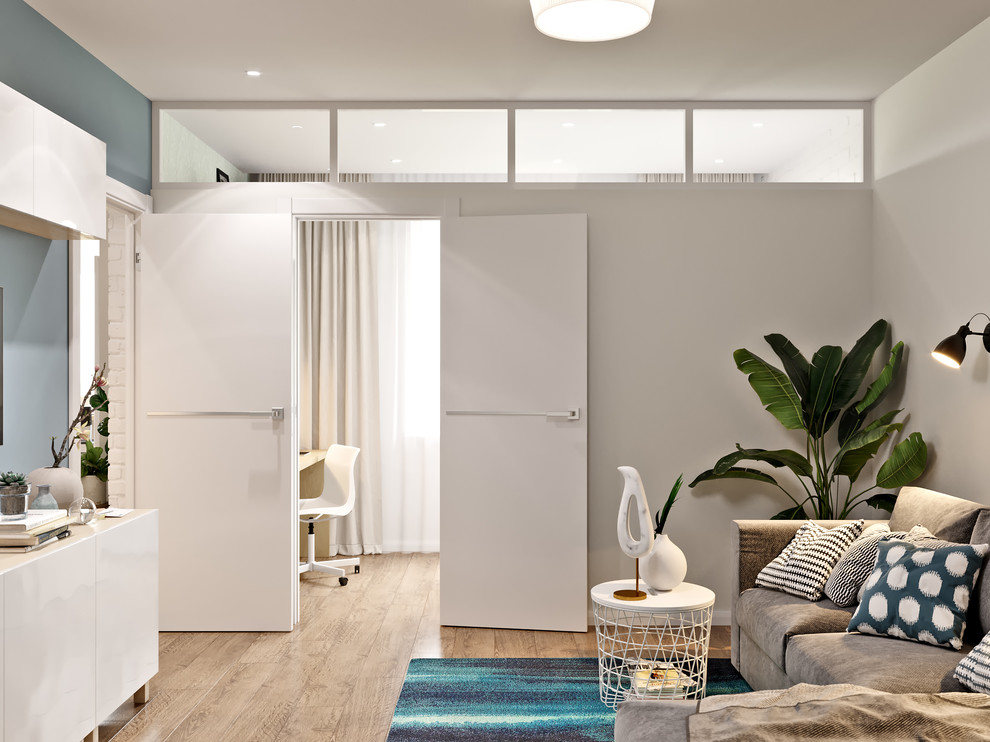 Проект однокомнатной квартры в г. Сургут