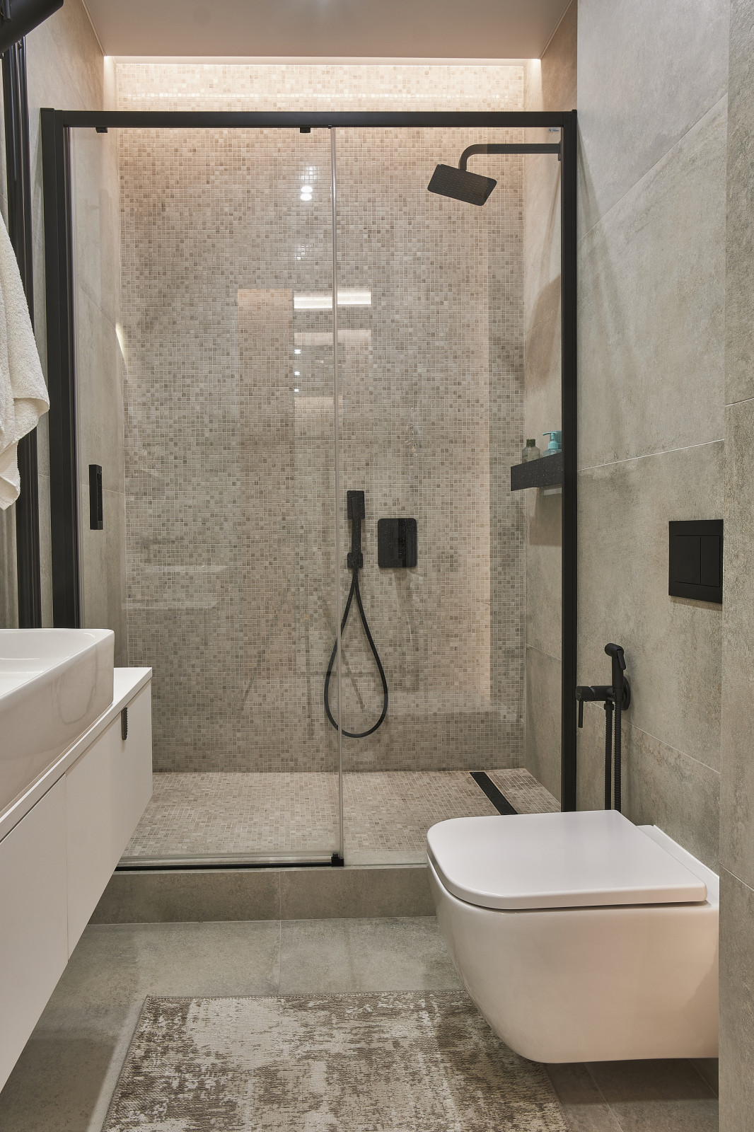 Душевая комната 5,3 кв.м. 2020 г. Фото.