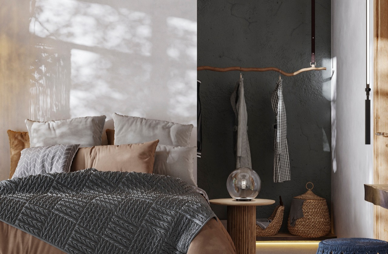 Ваби-саби в доме у озера