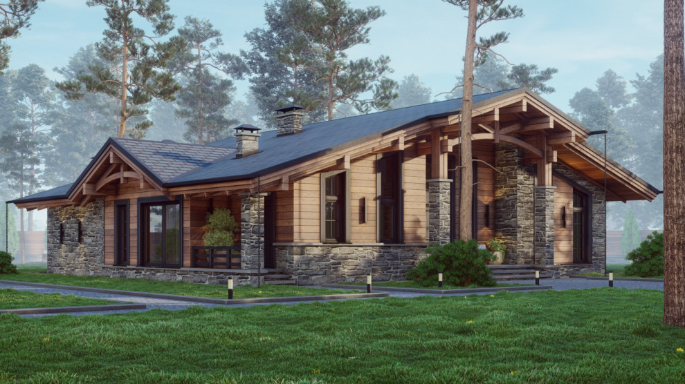 Дом с стиле Шале