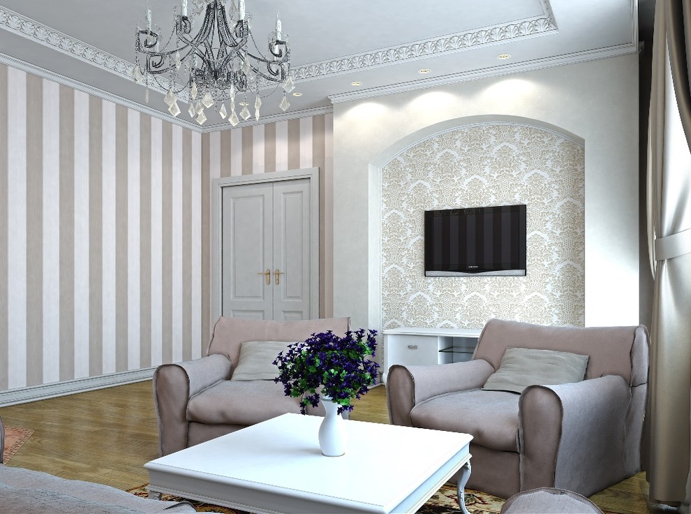 Обложка проекта: Гостиная в классическом стиле