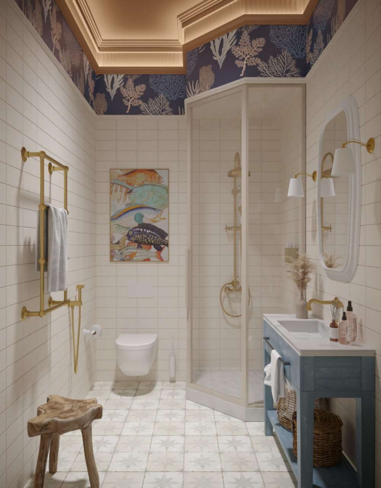 Дизайн-проект дома из клееного бруса в КП «Ново-луговая»