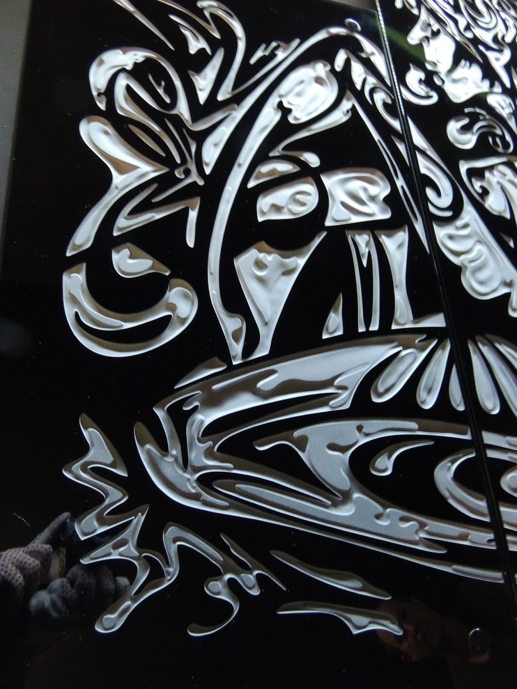 Modular engravings on the glass | Elements |