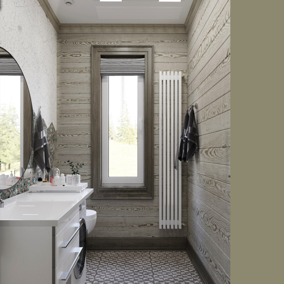 Дом из клееного бруса с двумя банями