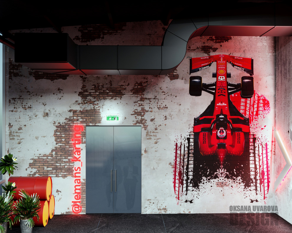 Дизайн ресторана в картинг-клубе