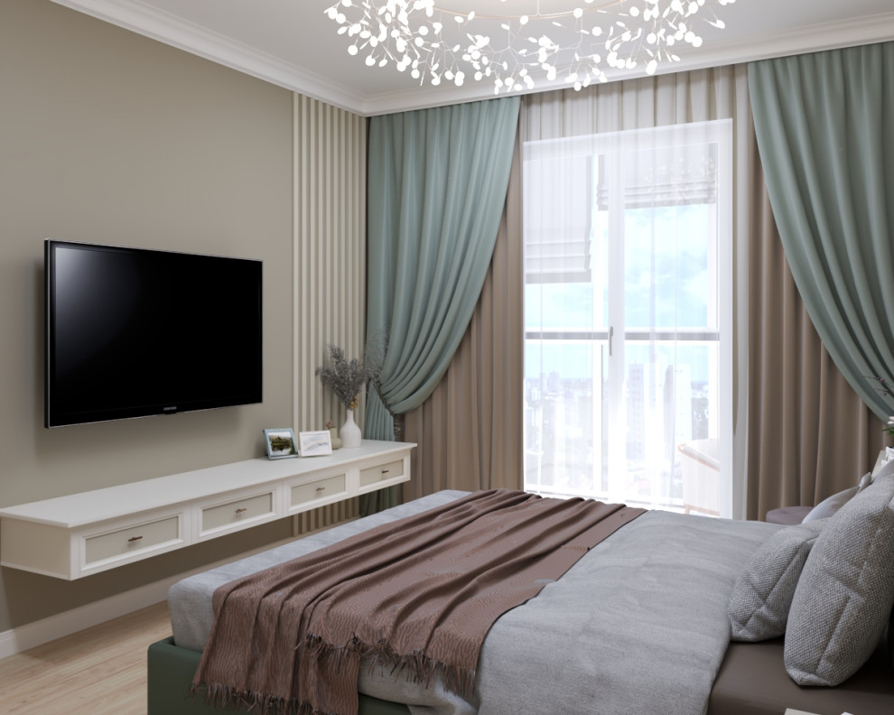 Обложка проекта: Спальня, фрагмент, визуализация