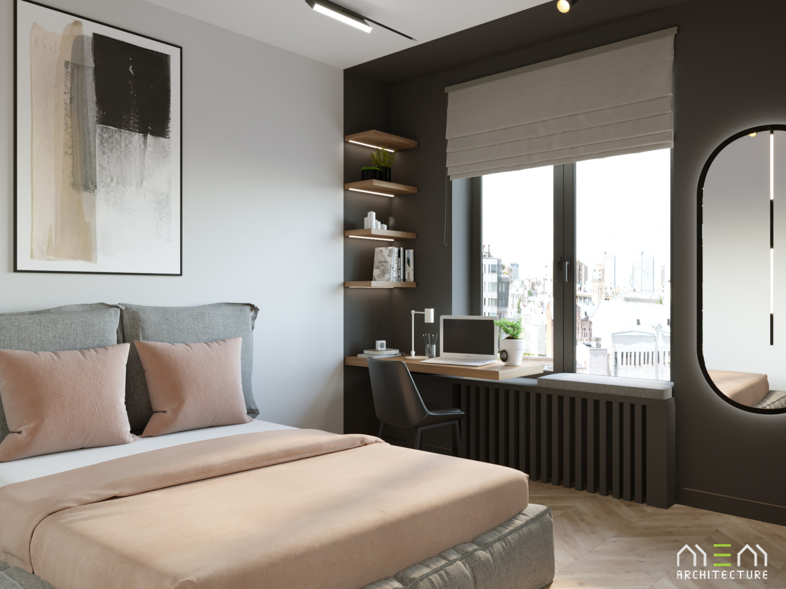 Проект квартиры для молодой девушки в ЖК "Царская площадь"