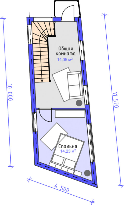 Проект дома Бау 56