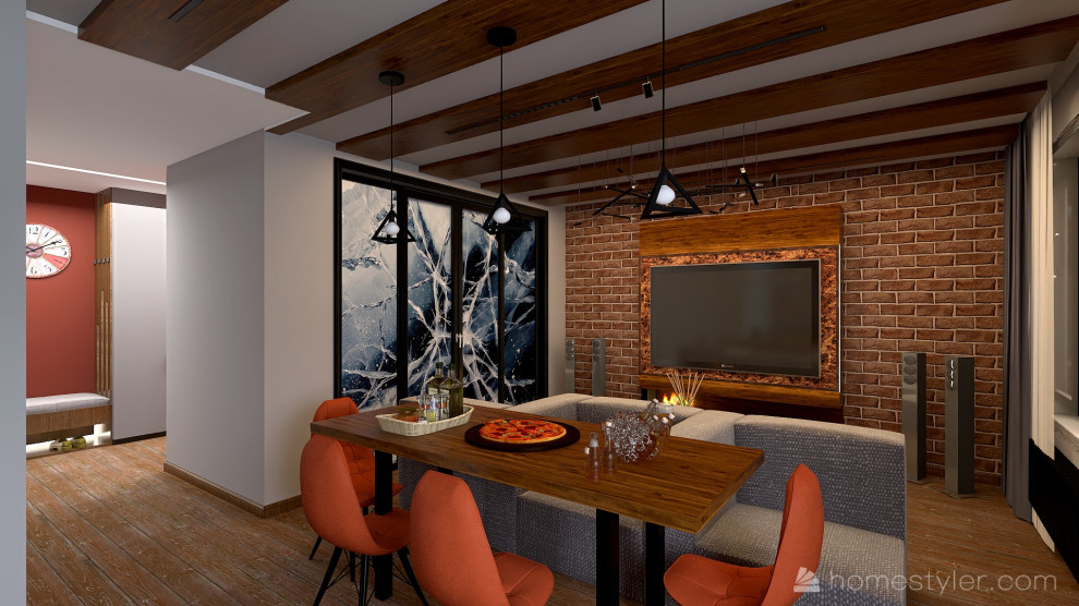 квартира в стиле лофт