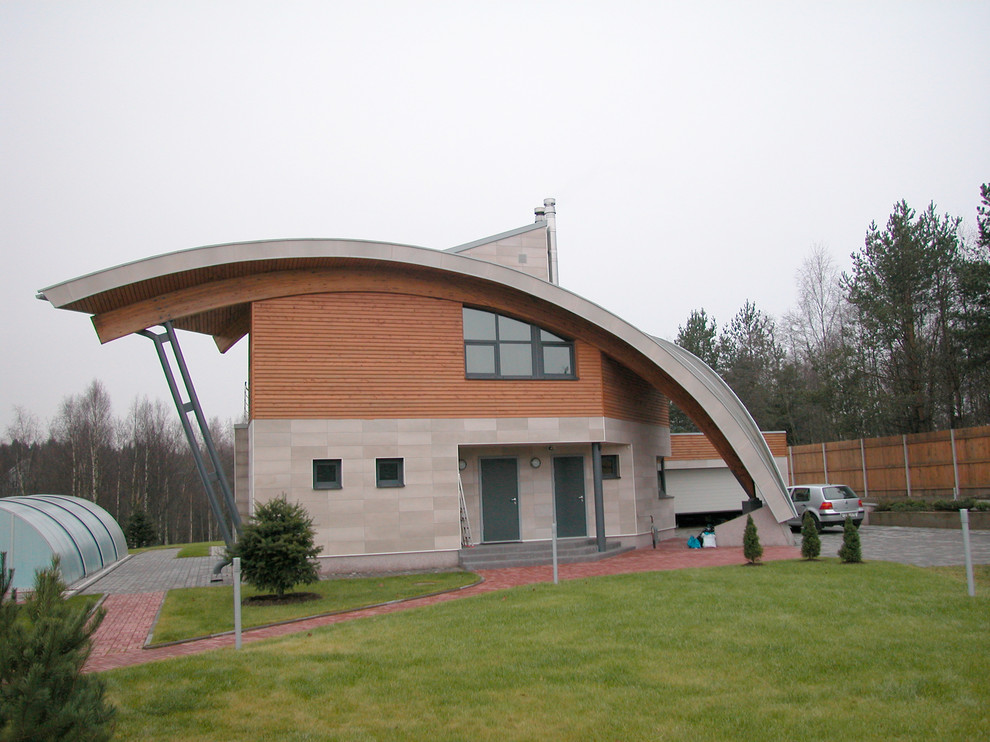 Частный особняк по индивидуальному проекту. Пос. Репино. Ленинградская область.