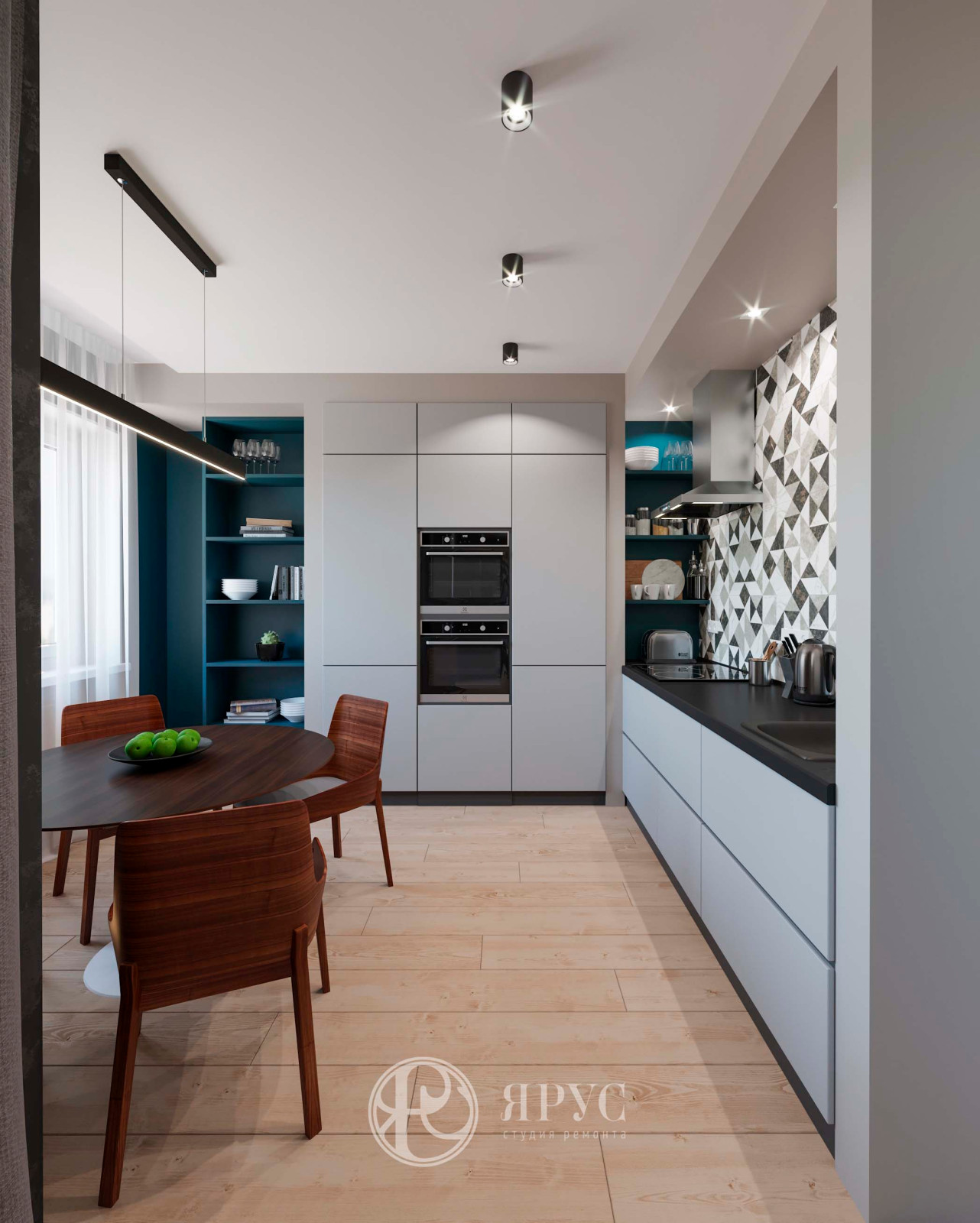 Однокомнатная квартира в современном стиле