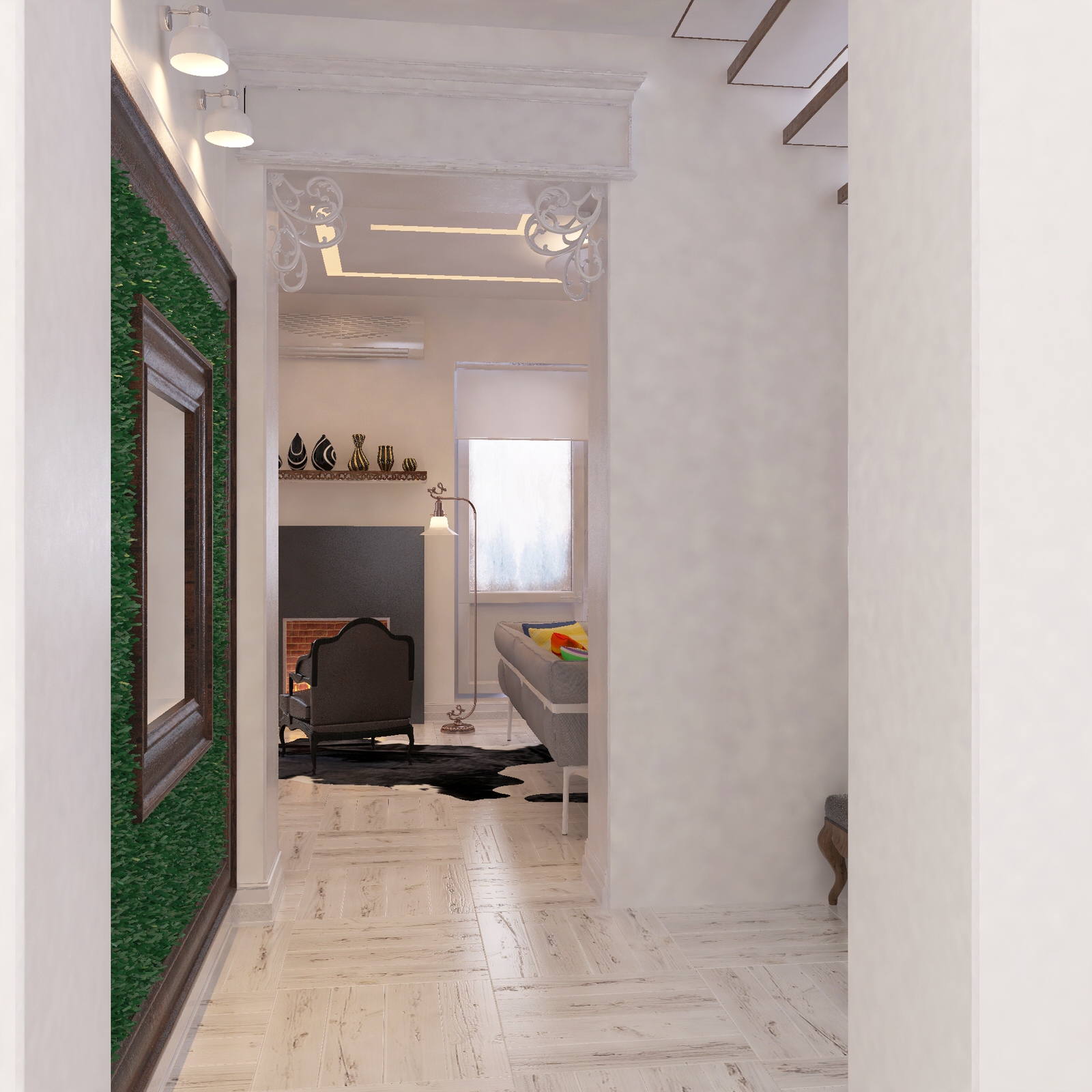 Дизайн-проект загородного дома в г. Пермь