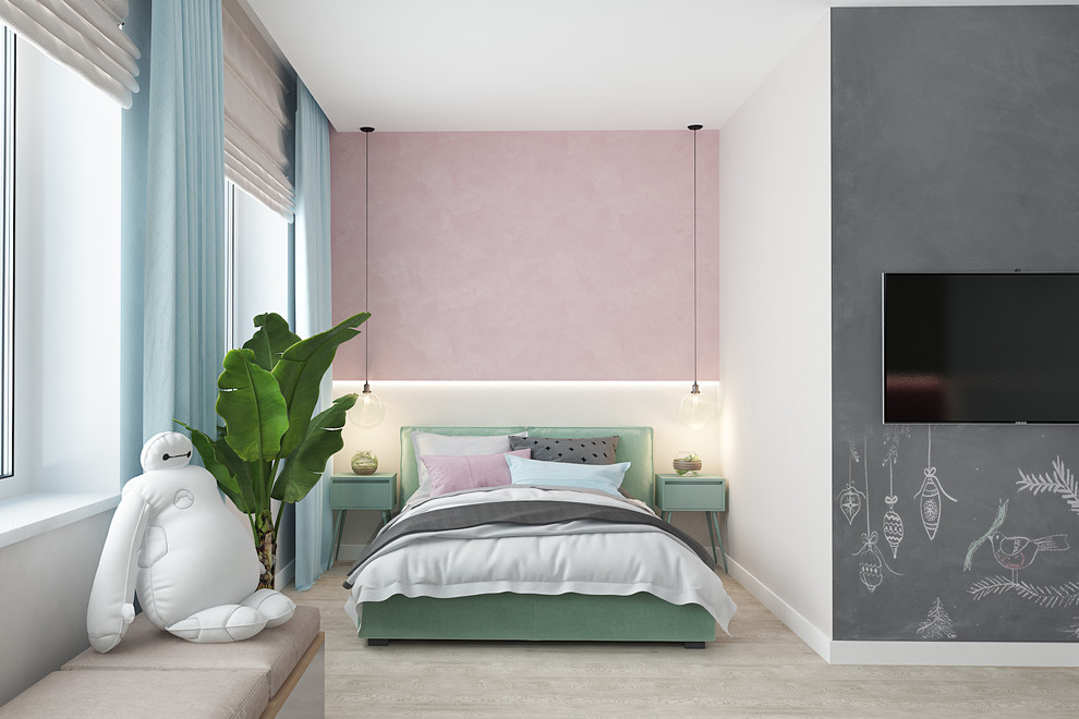 Светлый таунхаус в современном стиле