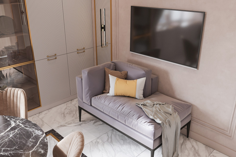 Дизайн-проект Мансарда, Неоклассика