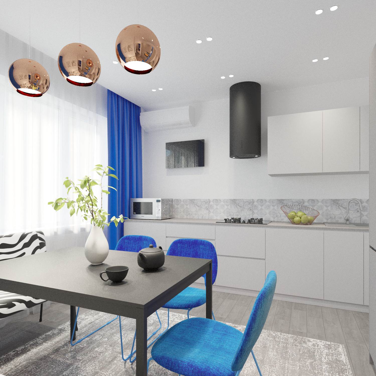 Трёхкомнатная квартира в Жк Царицынский