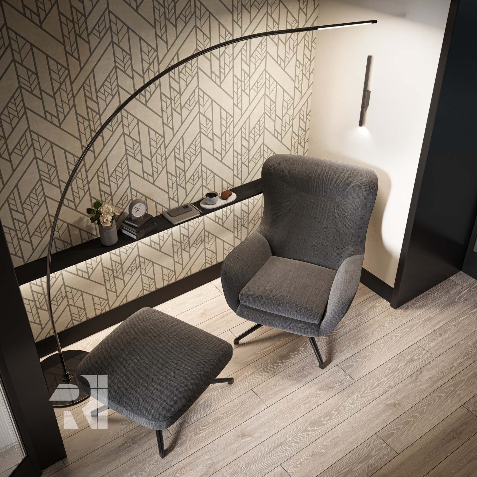 Современный стиль с элементами ар-деко