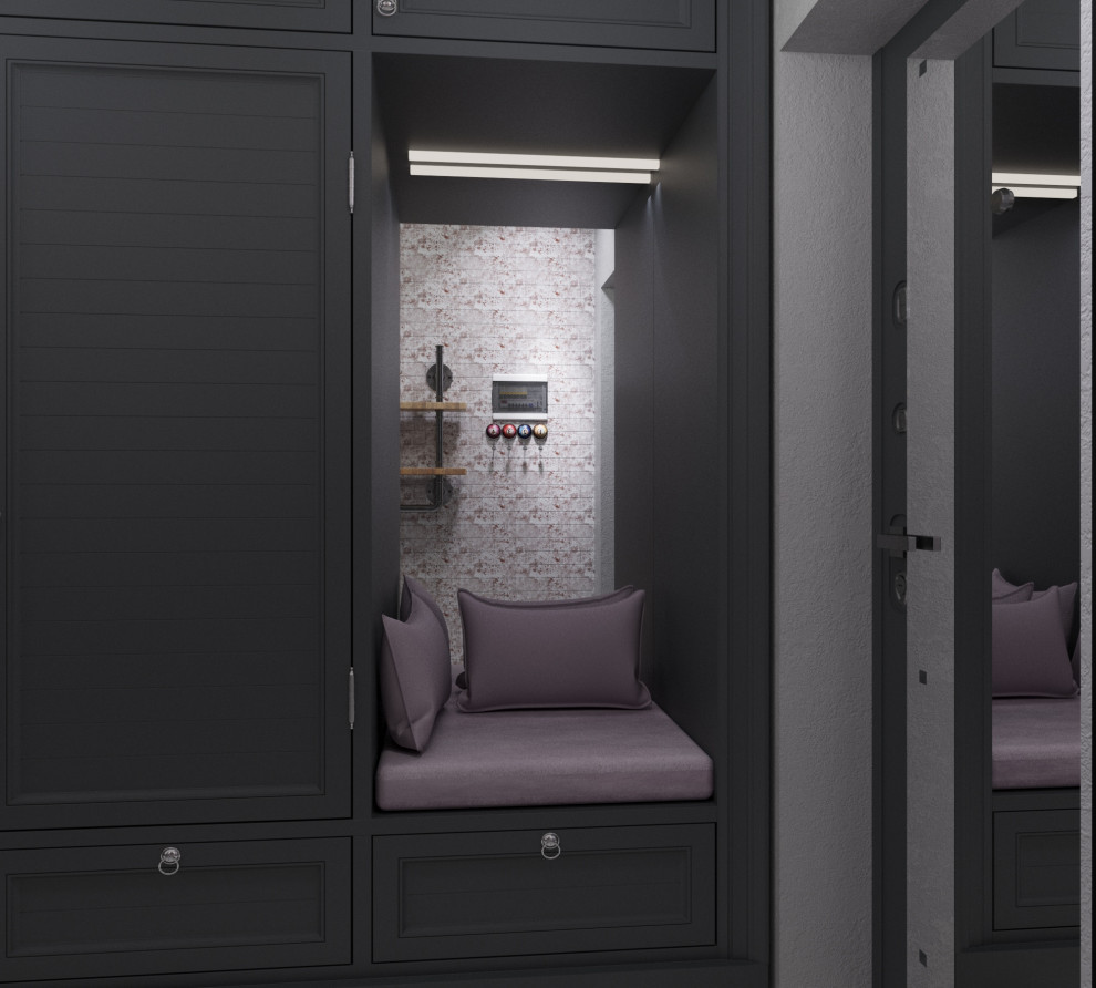 Квартира в стиле эклектики с элементами лофт