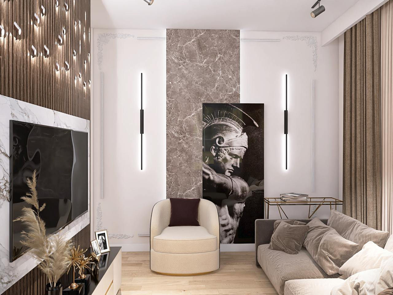 Обложка проекта: Загородный дом - первый этаж