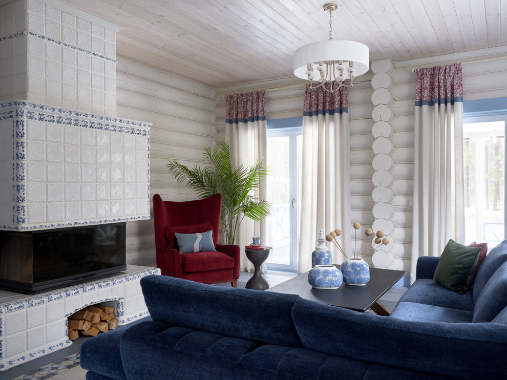 Стилизация дома в КП "Заповедный бор"