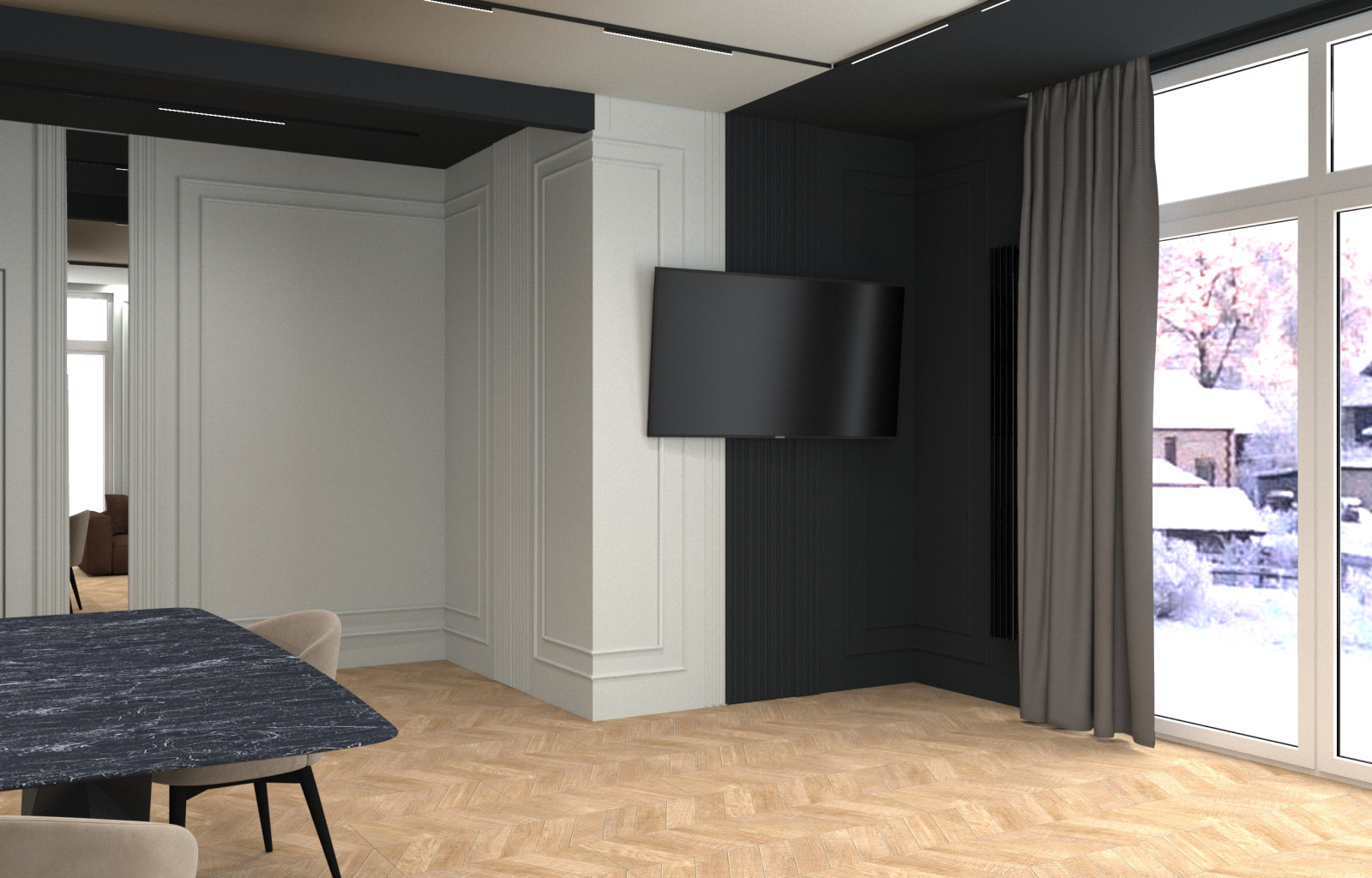 кухня-гостиная