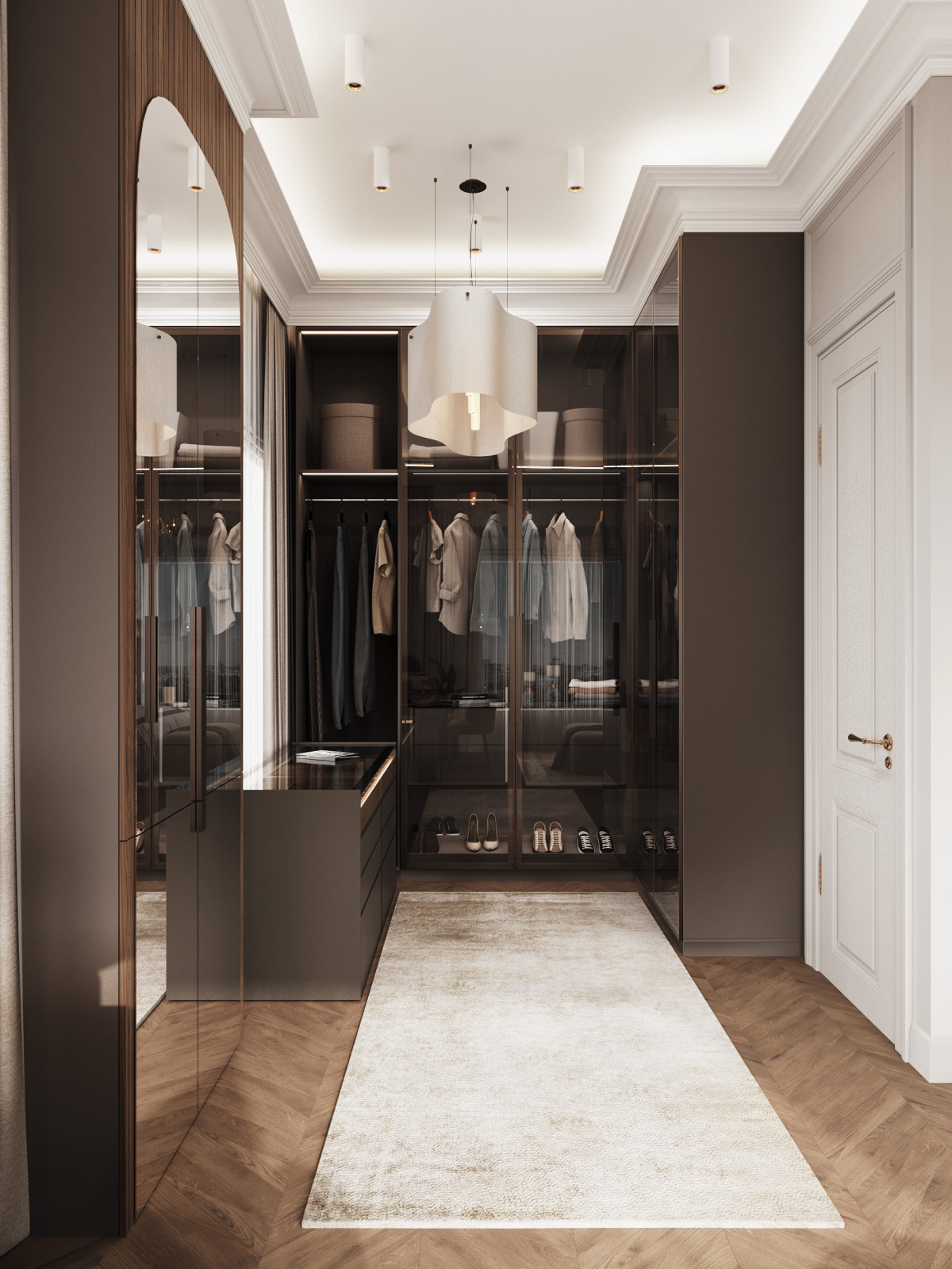 Современный интерьер на 200 кв.м.