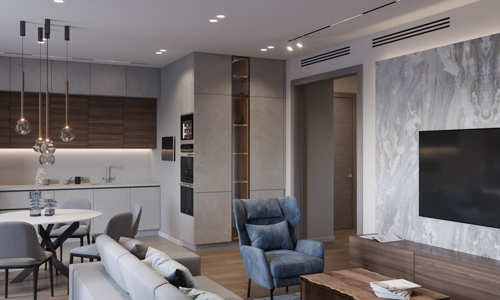 Дизайн-проект квартиры, ЖК "Зиларт"