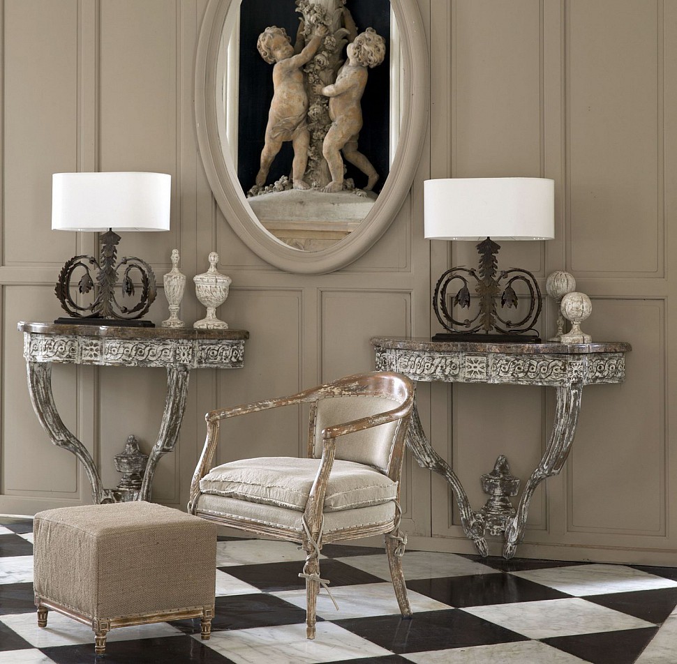 Гостиная во французском стиле