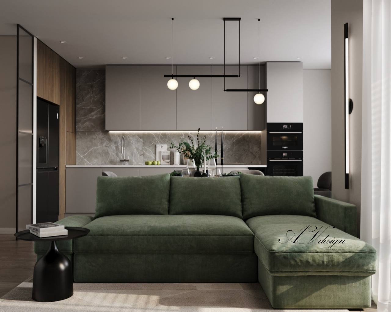 Кухня-гостиная #проект1401