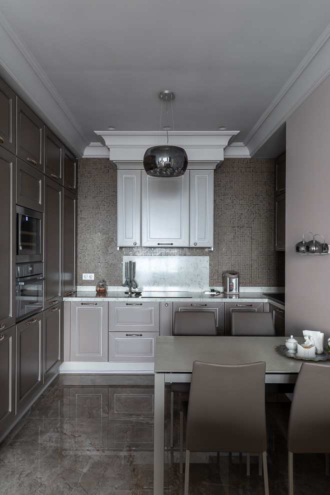 Обложка проекта: Кухня. Неоклассика на Живописной.