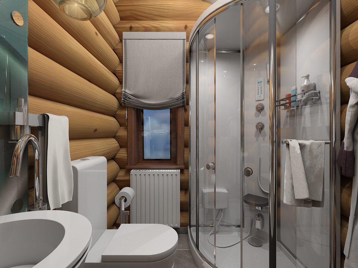 Интерьер деревянного дома