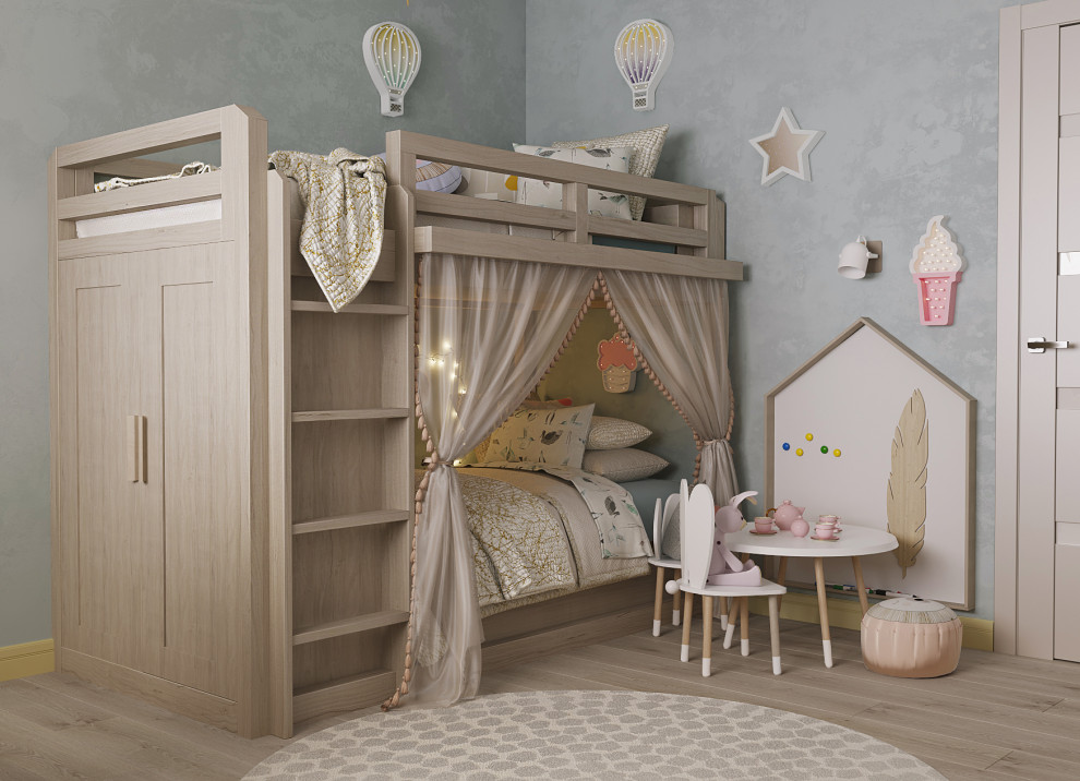 Обложка проекта: Детская комната для двух девочек