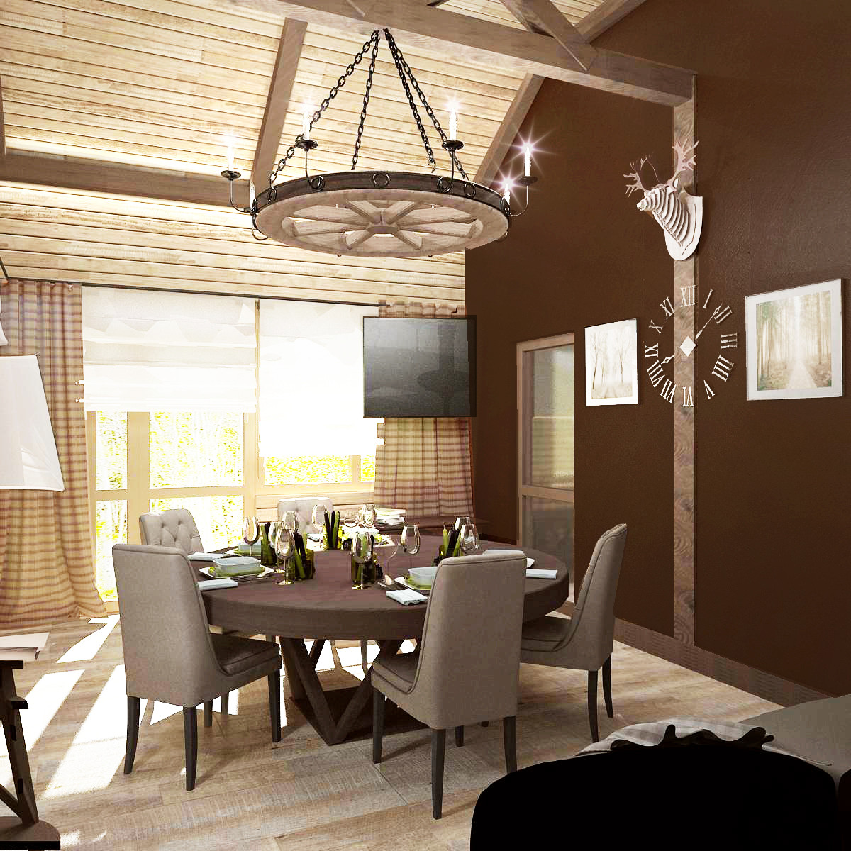 Интерьер банного комплекса