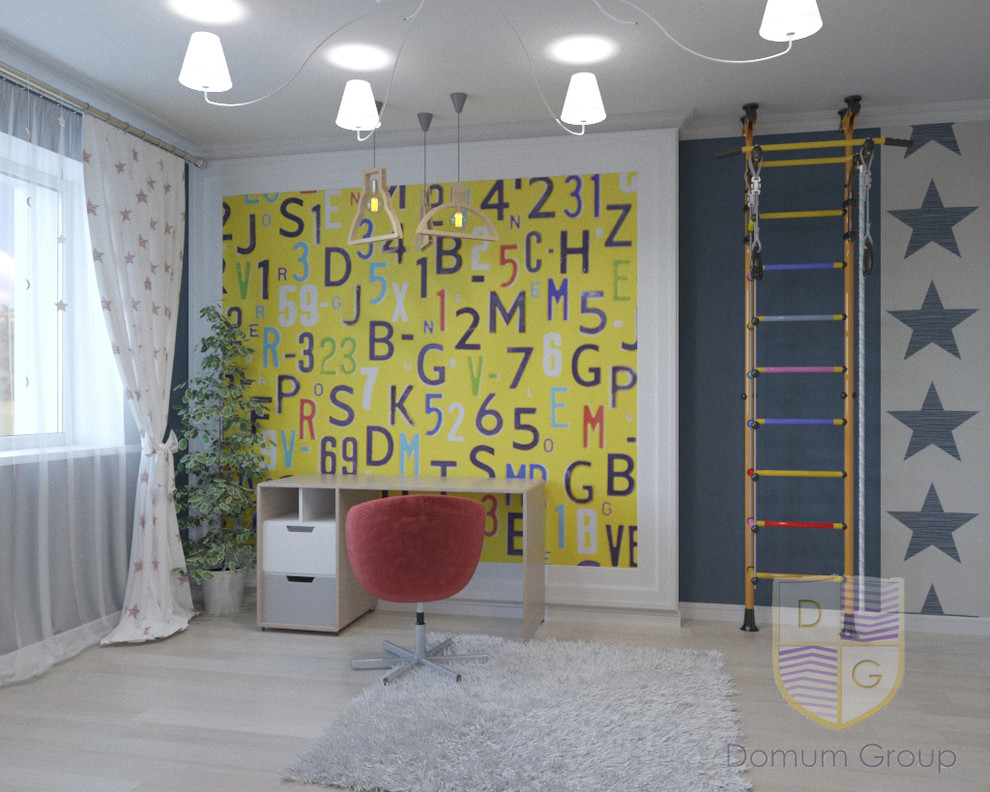 Детская комната для новородженного и ребенка чуть старшего