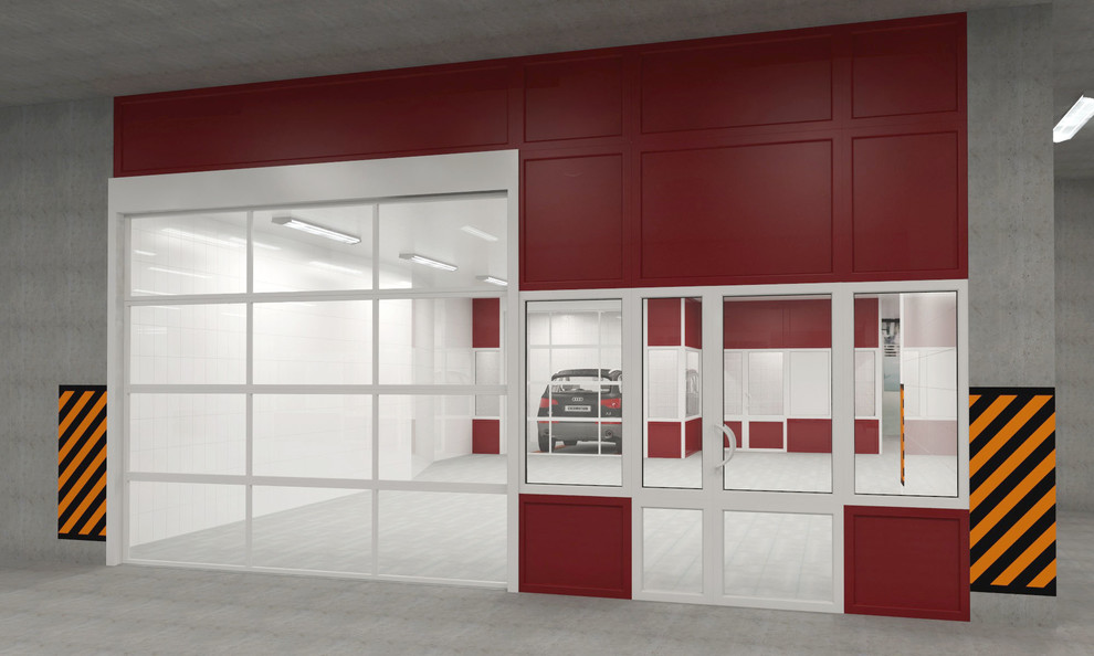 Обложка проекта: 3д визуализация автомоек