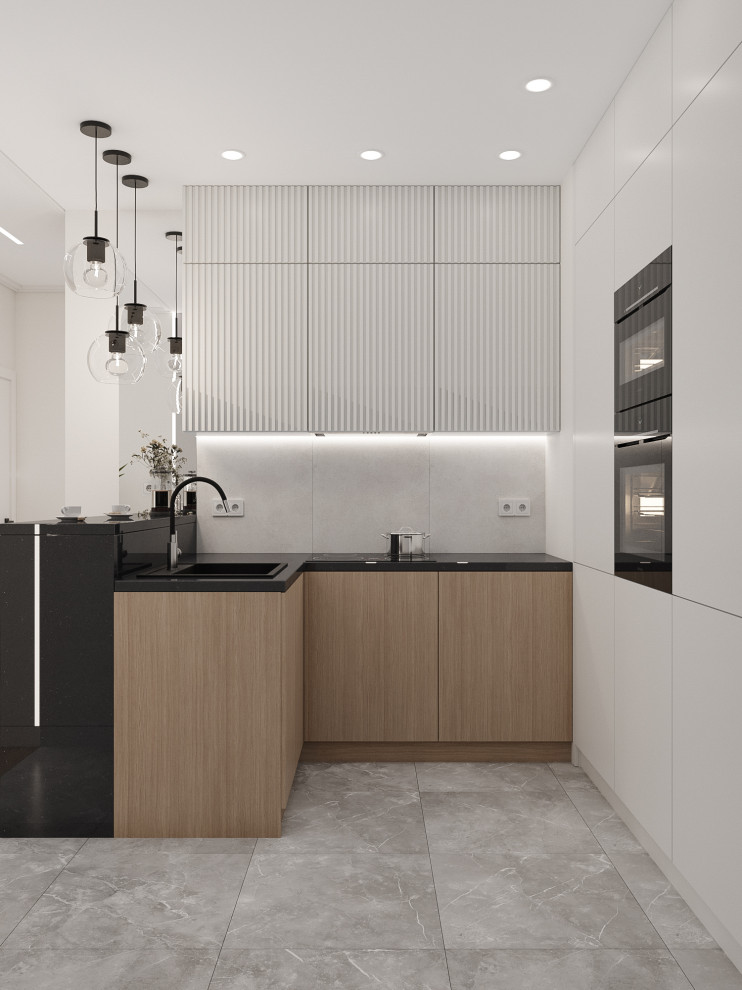 Интерьер квартиры-студии в ЖК Первый квартал