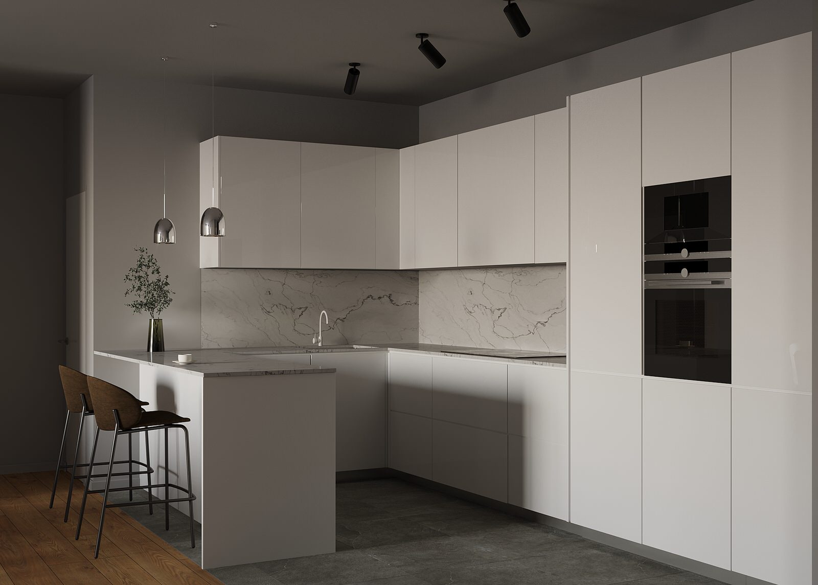 Обложка проекта: Кухня- гостиная